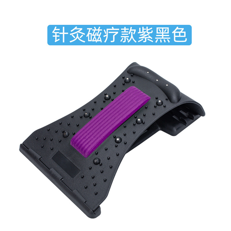Corrector de columna cervical corrección de masaje de cuello masajeador de espalda especial masajeador lumbar almohada fabricante en stock pelo liso