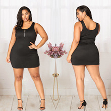 6866亚马逊速卖通欧美时尚女装修身显瘦性感红白条纹露肩连衣裙