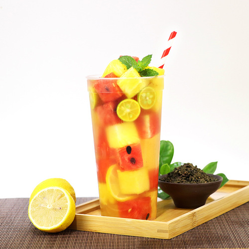 PP material 95ml vacuum-formed coffee cups, milk tea juice disposable plastic cups for wholesale, supports printing logo