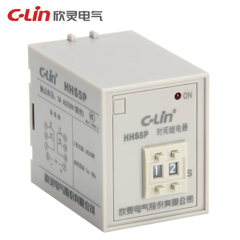 Цифровое реле времени Xinling HHS5P 99S AC220V с задержкой включения ST3PA, обновленная модель