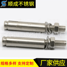 厂家供应多型号规格不锈钢A2-70膨胀螺栓不锈钢制品配件紧固件