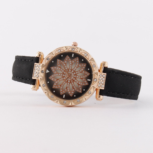 Manufacturer wholesale foreign trade starry sky time and space movement women's watch women's watch strap quartz fashion watch