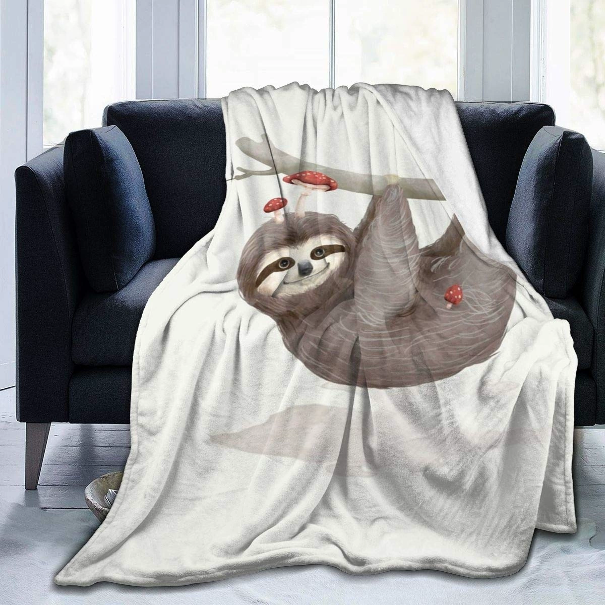 Creative keep warm duvet, digital double-sided flannel sofa