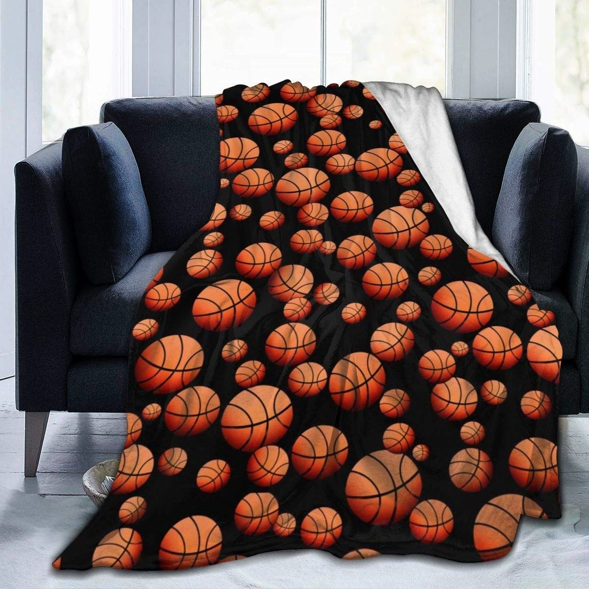 Creative keep warm duvet, digital double-sided flannel sofa