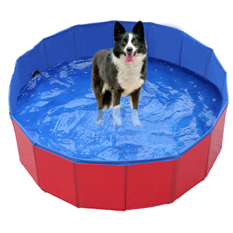 Suministros para mascotas Amazon popular plegable piscina para mascotas portátil perro plegable bañera piscina para mascotas