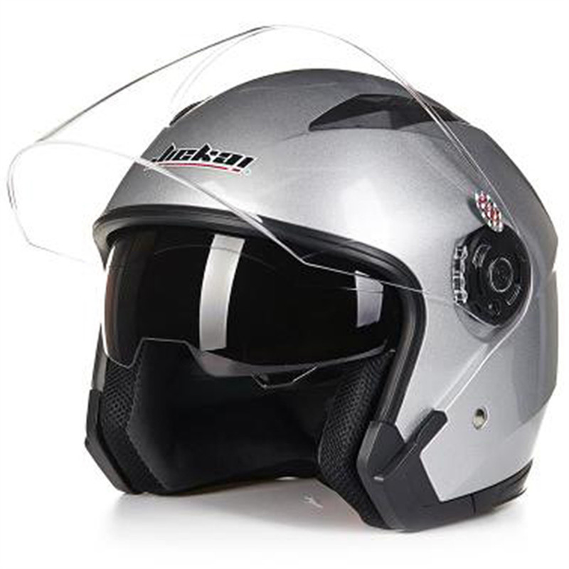 Kask motocyklowy Kask motocyklowy z podwójnym szkłem Kask JK512 dla mężczyzn i kobiet_voghion.com