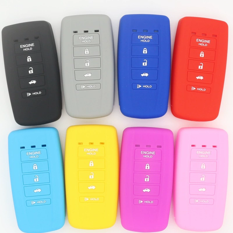 Прямые продажи с фабрики для ключей Acura 4 + 1 комплект ключей от машины Acura Key Shell экологически чистый силиконовый чехол для ключей