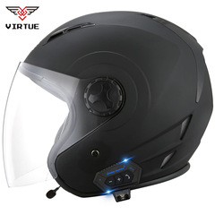 Foreign trade exclusively for VIRTUE cross-border electric vehicle helmet men and women summer lightweight Bluetooth half helmet four-season warm safety helmet