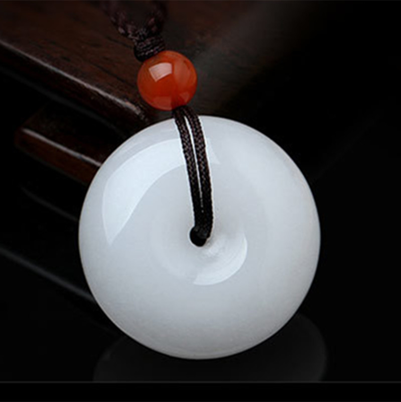 protective amulet white jade