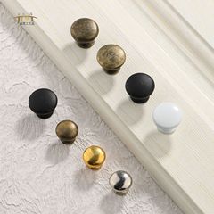 Jingmao Hardware New European Style Home Decor Single Hole Painted Black for Drawer Pulls, Cabinet Doors, and Handles
