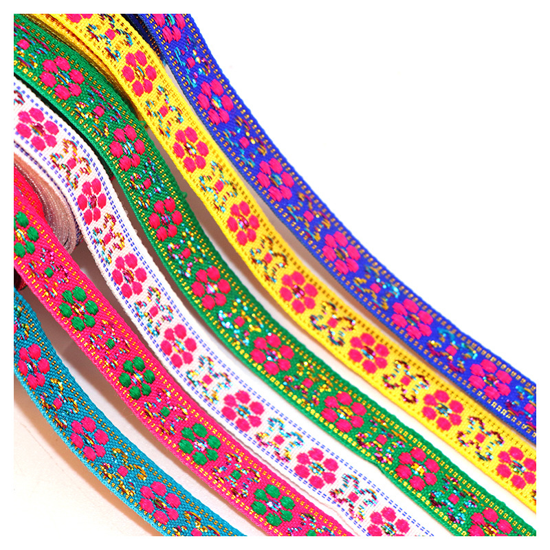 Fábrica custom DIY cuello tridimensional encaje correa de color accesorios de ropa de flores hechas a mano correa de estilo nacional