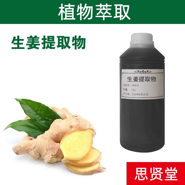 生姜提取液 提取植物萃取养生美容护肤原料 厂家批发直销 加工