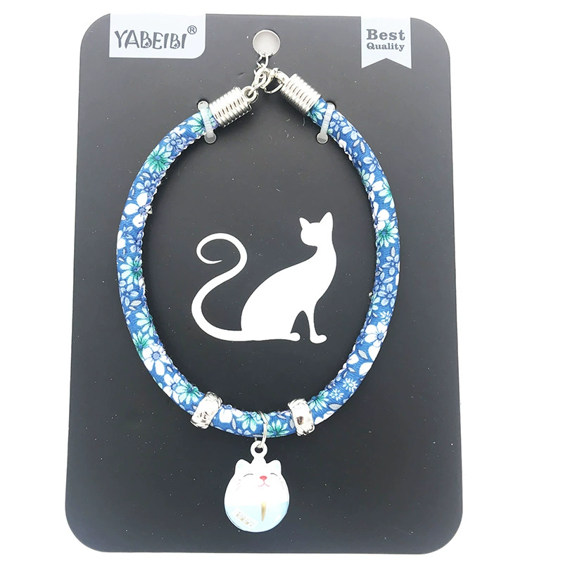 Кошка и ветер ошейник Домашние животные кошки собаки маленькие собаки японские и ветряные колокольчики ошейник украшения для домашних животных