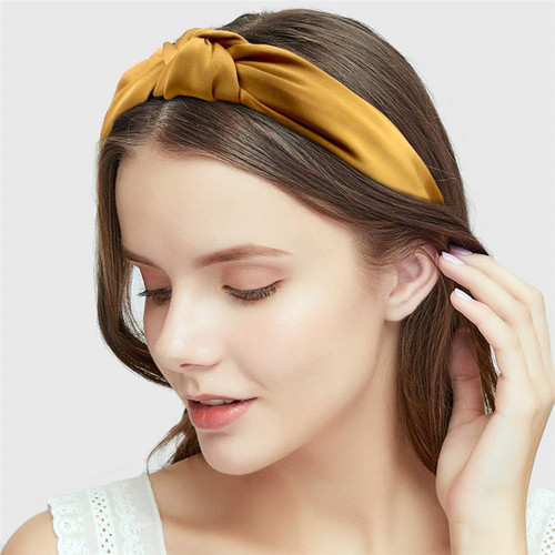 Three-state retro satin headband women's hair accessories wholesale European and American knotted hair headband hairband simple hairpin head accessories