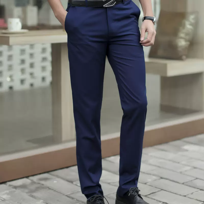 裤子男韩版修身黑色男士休闲裤男裤长裤小脚西裤男伴郎大码春秋季