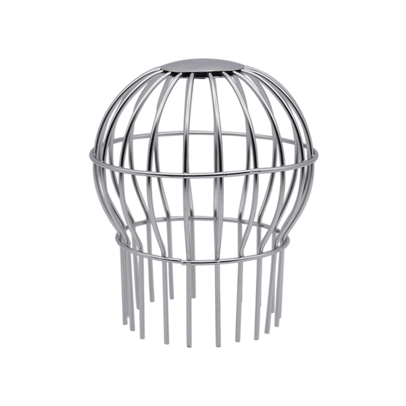 Desagüe de piso esférico cubierta de drenaje de piso de acero inoxidable techo balcón techo drenaje de piso anti-bloqueo anti-enchufe anti-Hoja cubierta de cable de red drenaje de piso