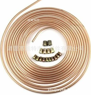 Gold and silver 16 fittings iron pipe copper-plated 3/16 outer diameter wall thickness 0.7mm length 25 feet mosquito coil (Other brake systems) - copper-plated-gold-16-accessories