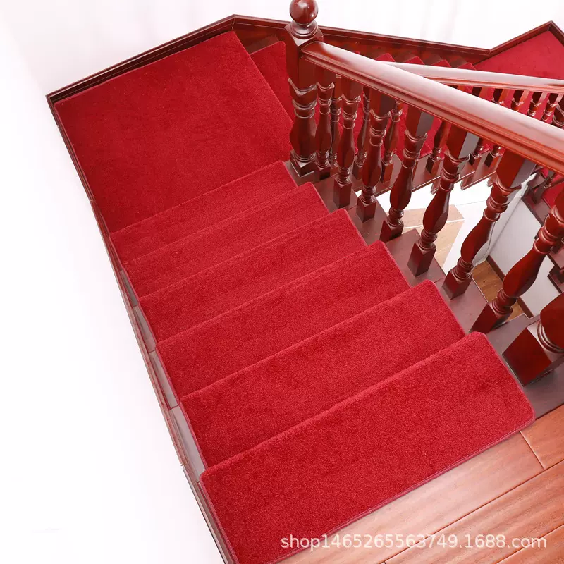高密加厚实木楼梯踏步垫 家用防滑楼梯地毯免胶自粘底地毯批发