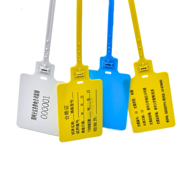 Большой сад рассада знак лента Защитная вывеска стальной бар осмотр QR-код привязки ленты пластиковый ярлык