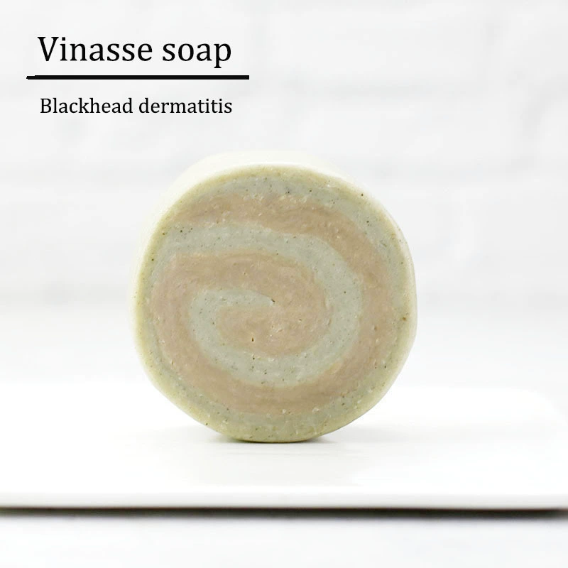Креативное холодное мыло ручной работы с остатками вина Полынь шлифовальное мыло от прыщей и прыщей Очищающая кожа Ванна специальное лето