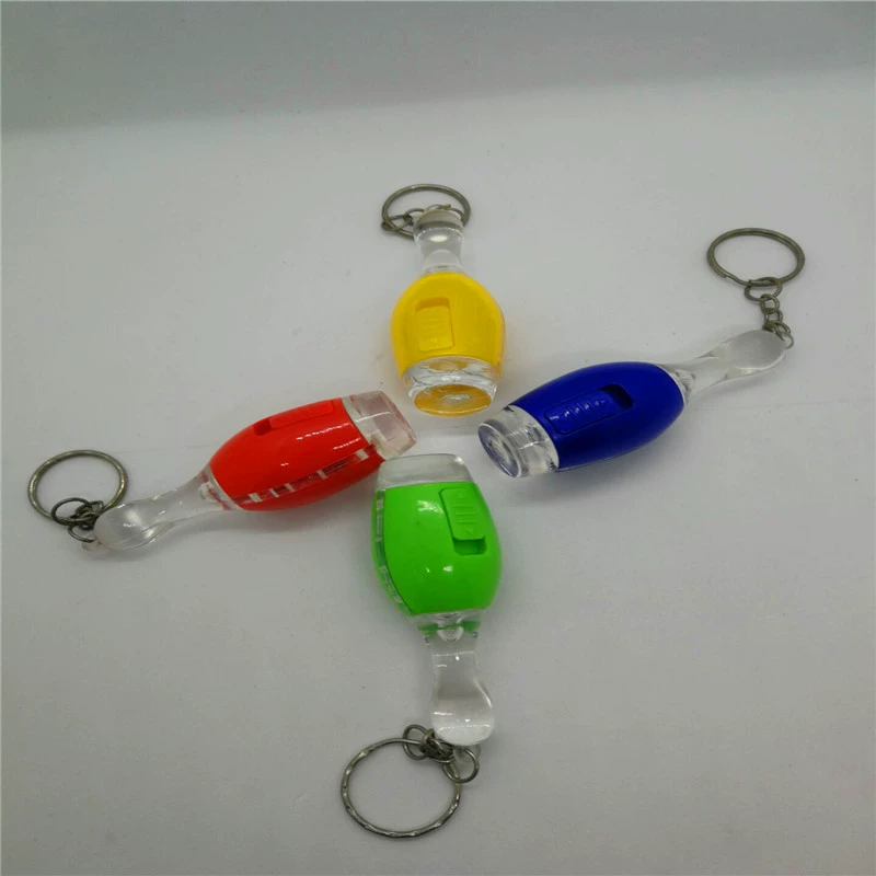 Светодиодный брелок для боулинга светодиодный оптовый практичный подарок один юань магазин детских светящихся игрушек