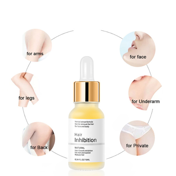 Hair inchibition hair moisturizing liquid droplet bottle bottle