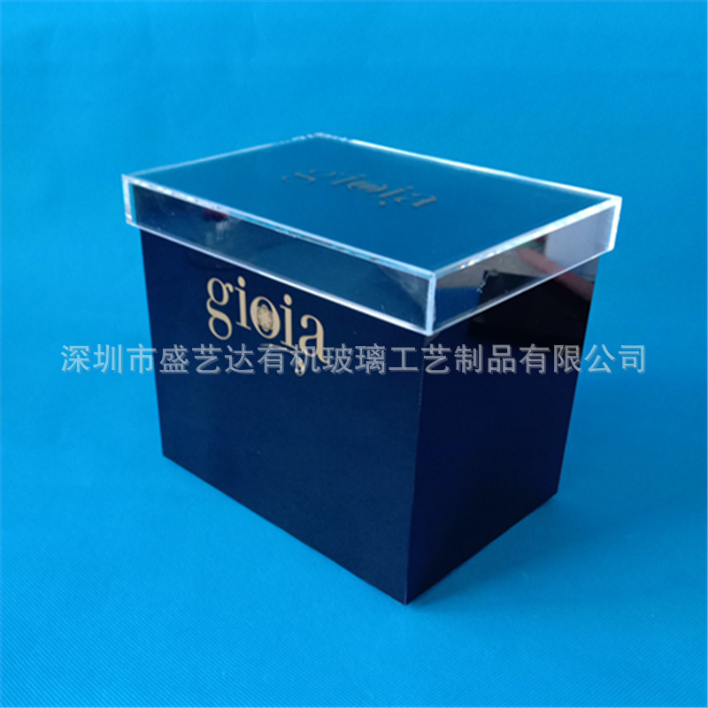 厂家供应花艺插花永生花盒亚克力玫瑰花盒可储水高档鲜花礼品盒