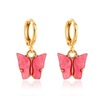 Fashionable acrylic fresh earrings, Korean style