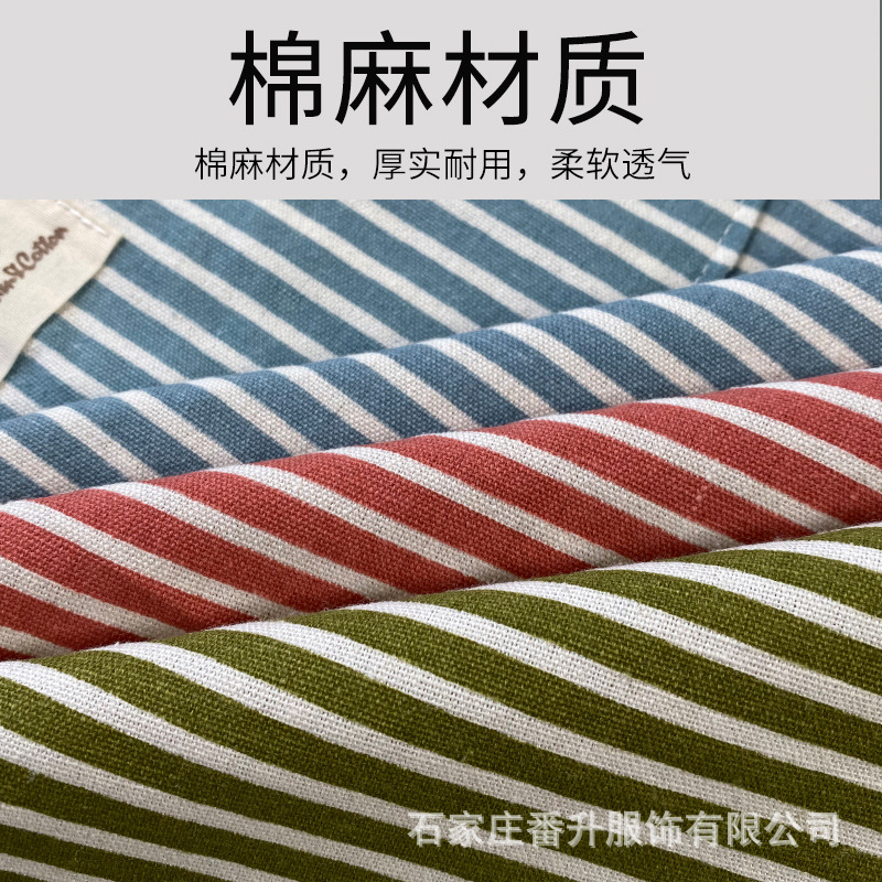 Delantal de limpieza a mano de moda para mujer cocina doméstica algodón y lino de manga larga backwear overol impermeable para adultos