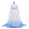 Small princess costume, trench coat, complex dress, suit, “Frozen”, with snowflakes