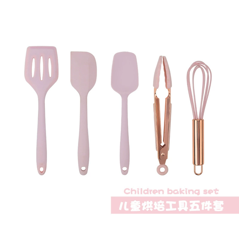 Bracelet contains rose, silicone children's handle, small set, scraper