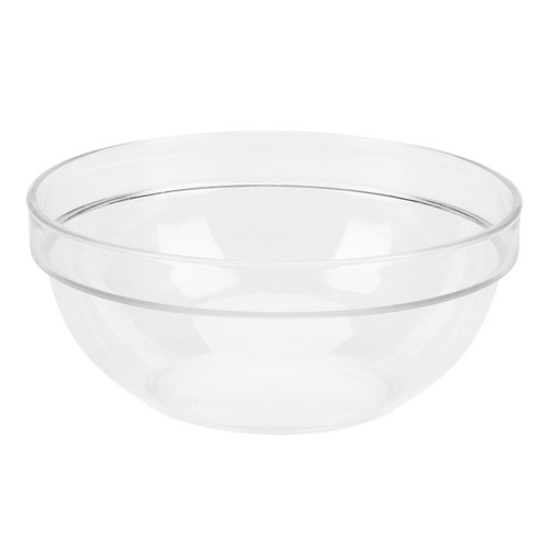 Acrylic salad bowl square plastic anti-fall ice powder sugar water bowl multi-specification commercial tableware thickened condiment bowl
