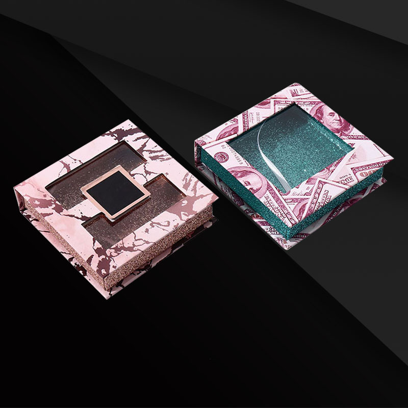 青岛厂家睫毛盒 化妆品彩盒制定 化妆品外包装盒 睫毛盒