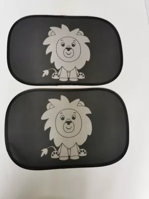 PVC electrostatic film second installation | Sun shade - 4730-black-and-white-lion