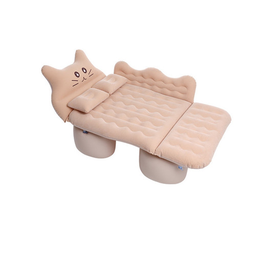 Car inflatable bed, rear seat car inflatable mat, backseat car air pad sleeping pad foldable bed, vehicle mattress