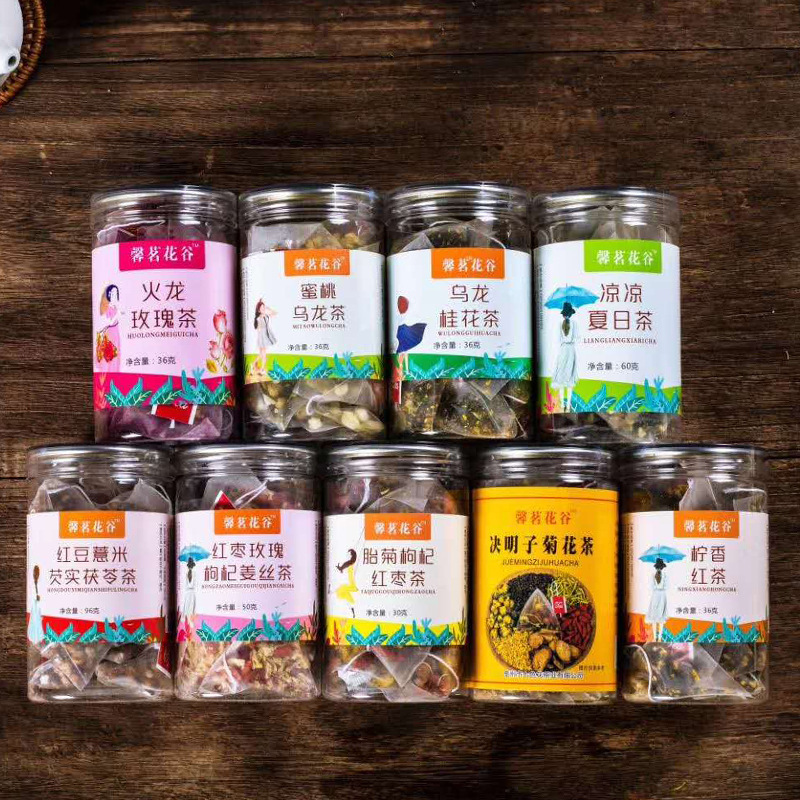 Customized health tea bag scented tea combination scented fruit tea scented tea bottled canned herbal tea triangle bag OEM