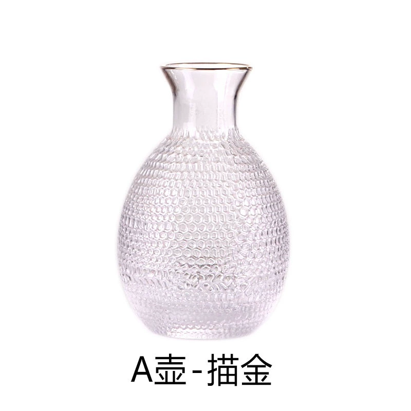 Японский карманный фляга, прозрачный стеклянный набор стаканов, бокал