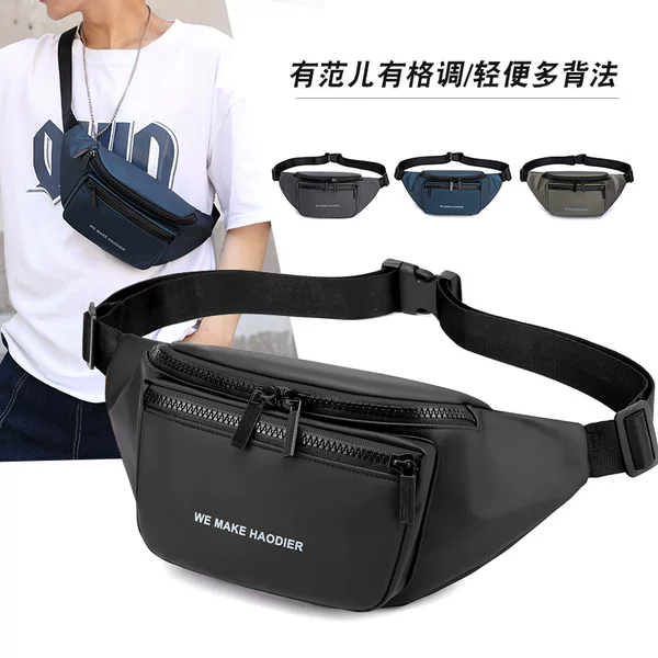 Cross-border Explosive Waterproof Chest Bag Men's Fashionable Outdoor Waist Bag Casual Shoulder Chest Bag Men's Crossbody Bag