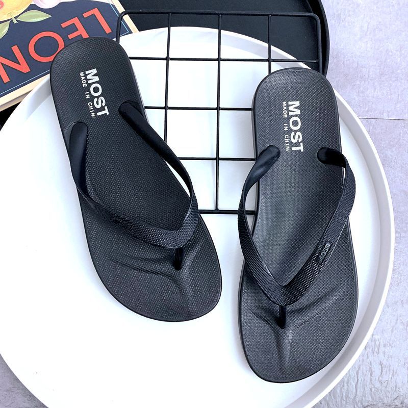 Flip-flops Men's Summer Clip Distinctive Fashionable Korean Style Cool Indoor and Outdoor Wear Girls Couple's Casual Beach Shoes