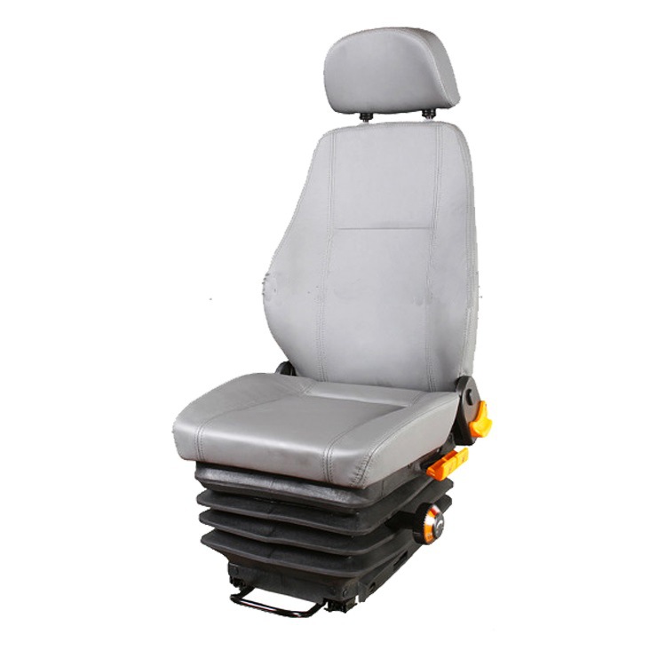 Asiento del conductor del camión grúa asiento del conductor vehículo de ingeniería suspensión mecánica asiento de amortiguación asiento del camión de bomberos