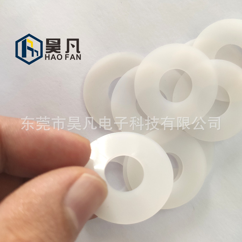 Silicone Sealing Shock-Absorbing Gasket Waterproof Cushioning Food-Grade Gasket Fda Wear-Resistant Transparent Ring Anti-Slip with Adhesive Backing