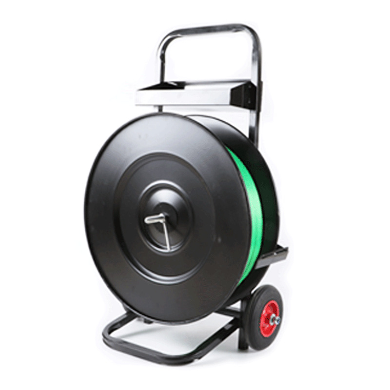 Suministro transfronterizo con placa de coche hoja de hierro fibra de poliéster PP plástico embalaje de acero Correa carro PET plástico acero con placa de coche