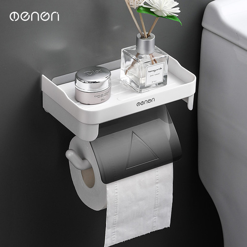 Toilet paper holder, face towel paper roll holder, plastic bathroom tissue toilet waterproof kitchen paper holder storage