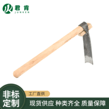 厂家批发木柄小锄头家用小型园艺花锄挖笋户外农具农用工具