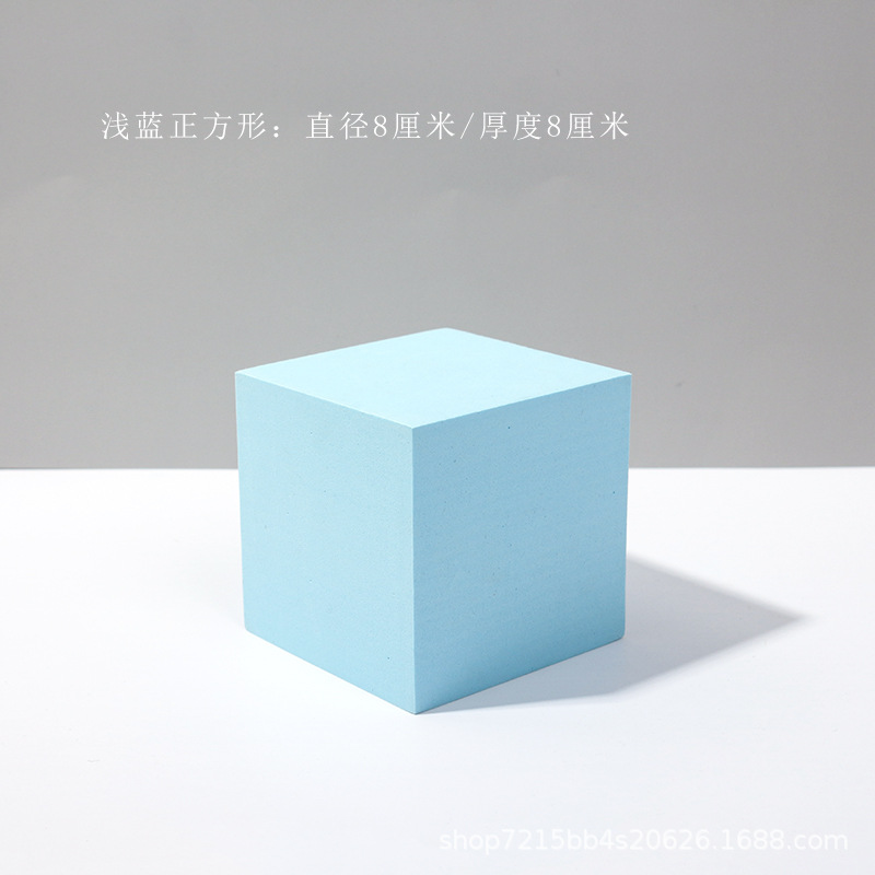 Cubo accesorios de fotografía ins Internet celebridad blanco geométrico tridimensional tiro apoyos decoración fotografía plataforma