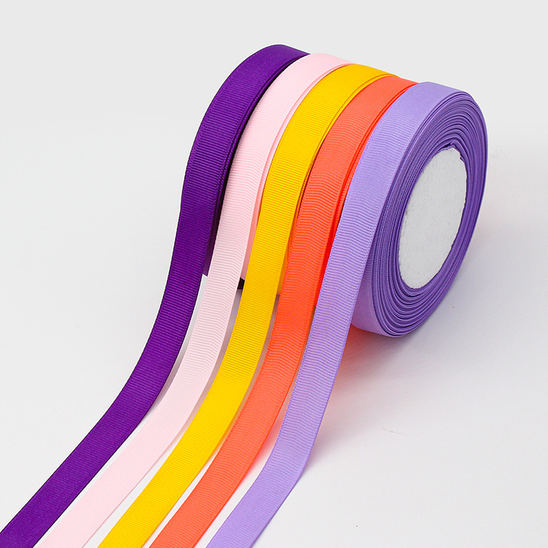 Fábrica al por mayor 1,5 cm costilla cinta accesorios para el cabello cinta de bricolaje embalaje de regalo cinta accesorios de ropa image 4