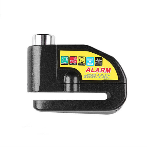 Factory direct sales bicycle electric vehicle motorcycle anti-theft aluminum touch alarm waterproof disc brake lock alarm lock
