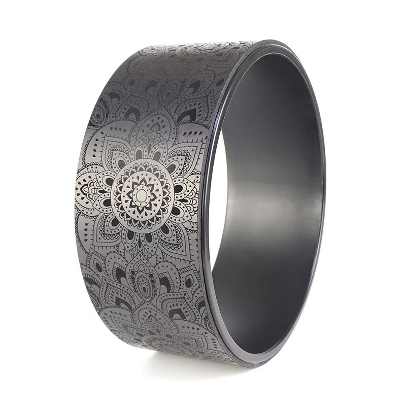 Rueda de yoga rueda de yoga pu curva trasera rueda de Damo anillo de Pilates Dispositivo de fitness yoga rueda auxiliar de yoga