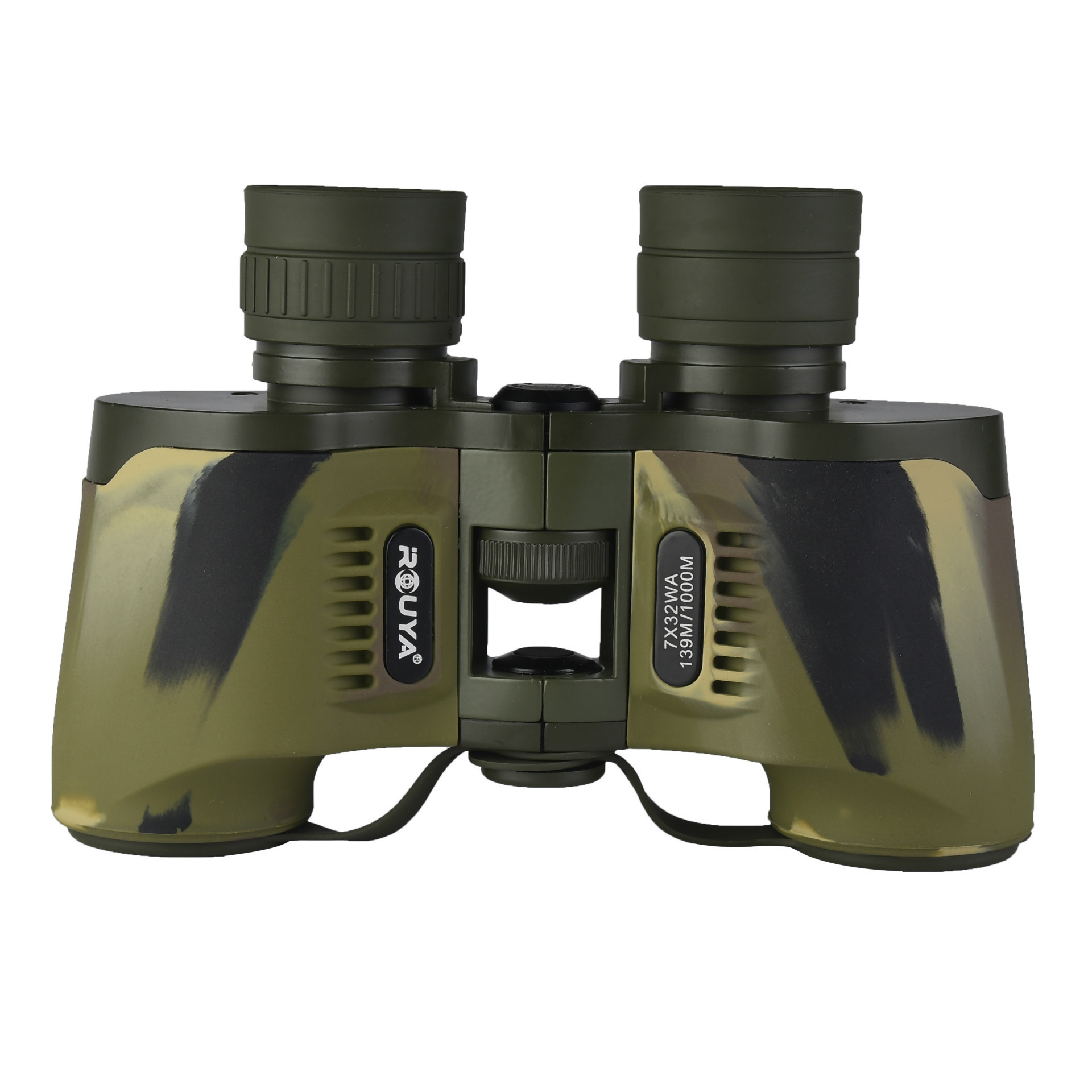 厂家直销 新款黑色欧亚7X32高清高倍望远镜  中空微光夜视望远镜