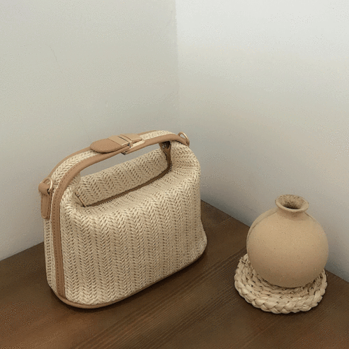 Straw bag for women 2024 foreign trade fashion handbag casual vacation single shoulder diagonal beach bag